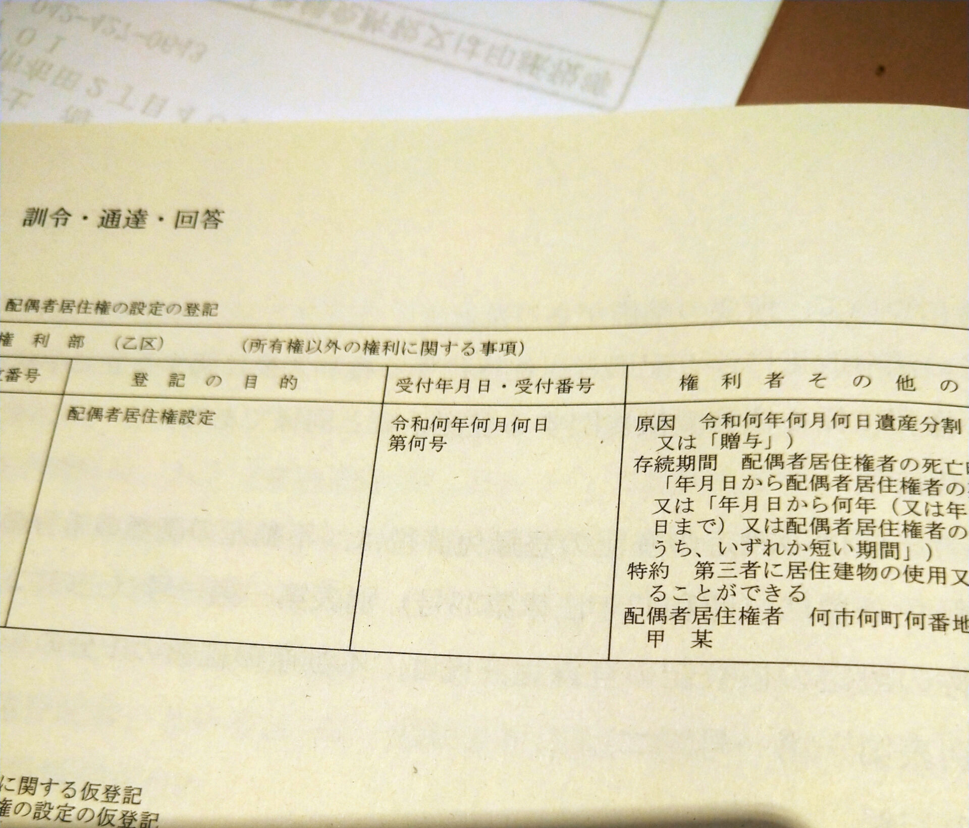 配偶者居住権設定登記の登録免許税は…
